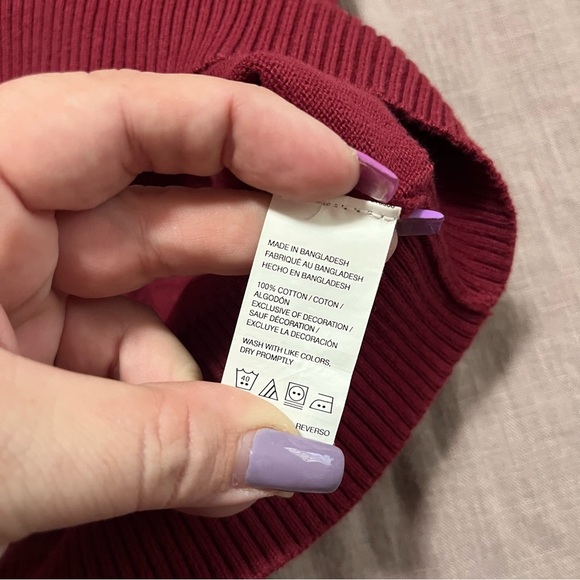 Izod Men's Burgundy Quarter Zip-Up Sweater Size XXL Classic Americana Golf - Picture 5 of 6